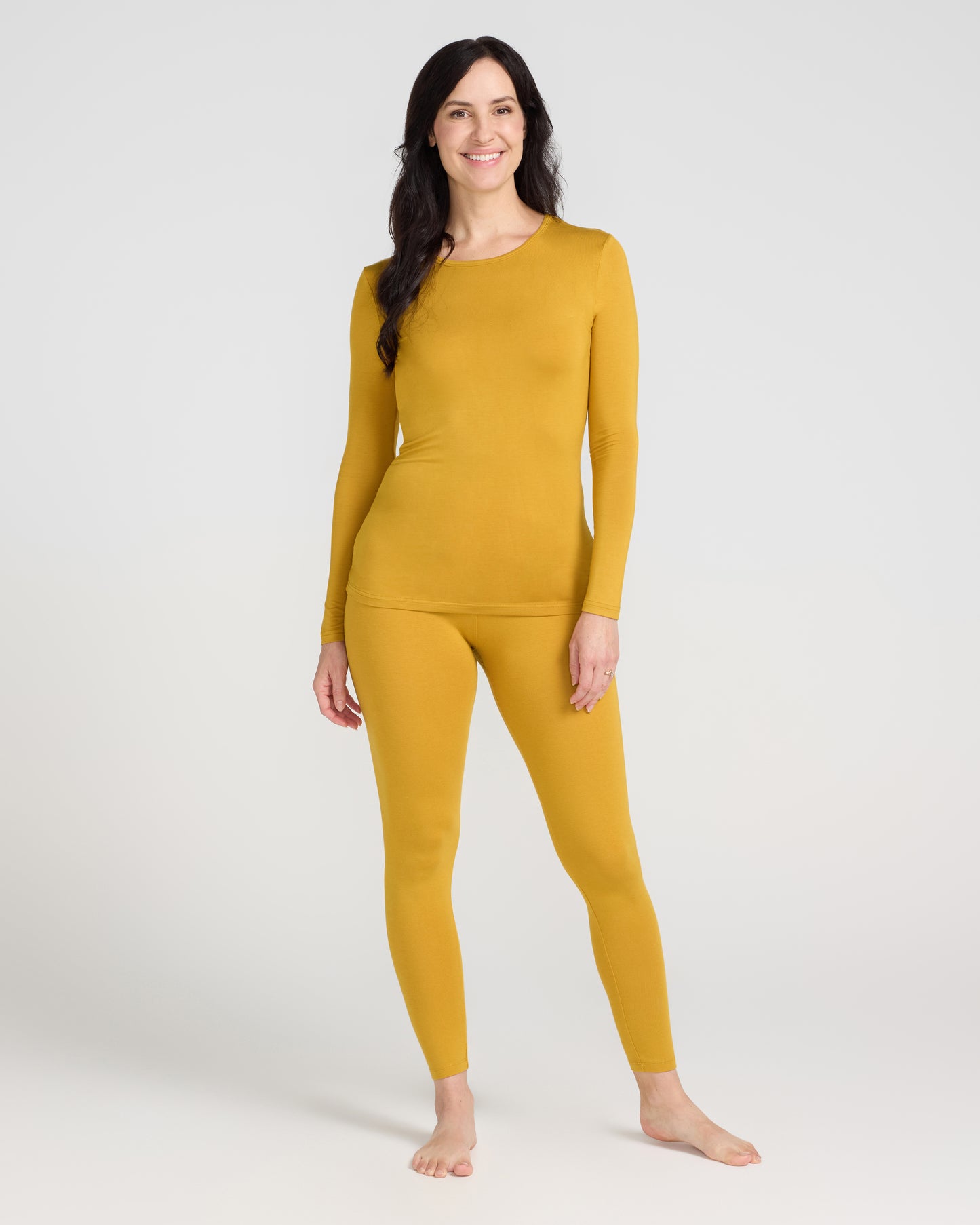 Bamboo Leggings - Mustard