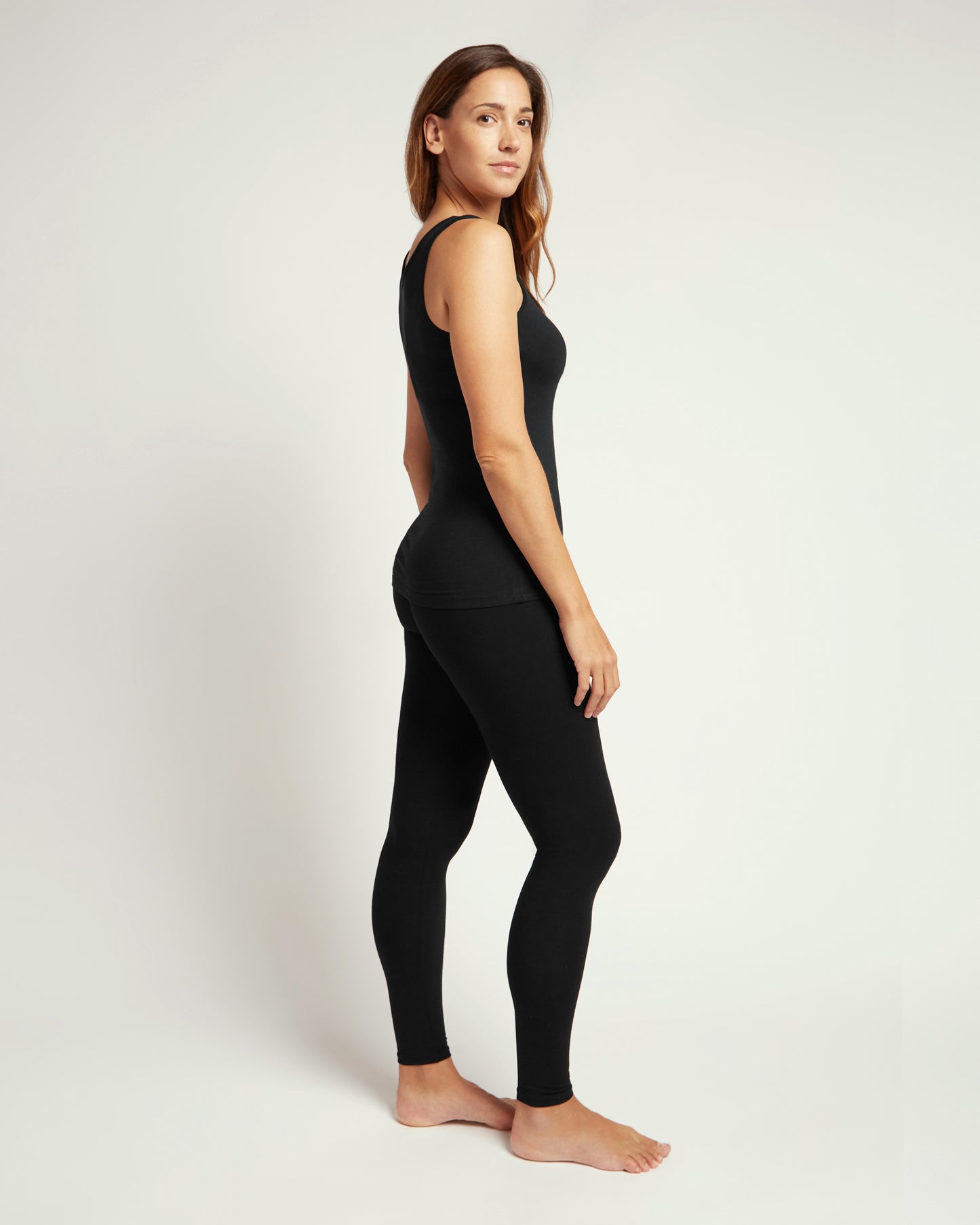 Bamboo Leggings - Black - O2wear Bamboo