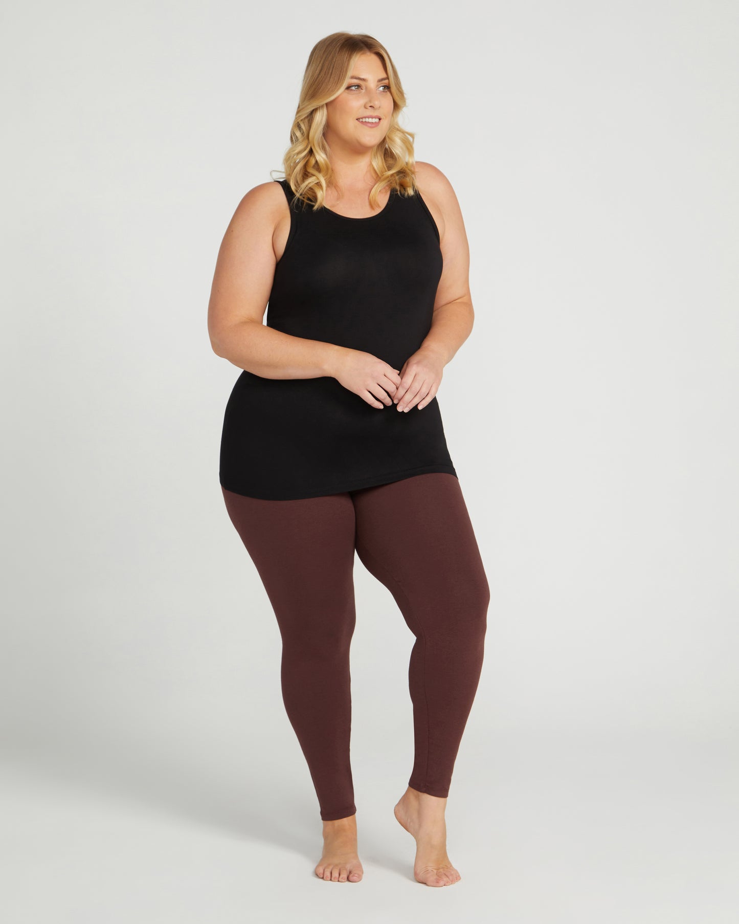 Bamboo Tank Top - Black - O2wear Bamboo