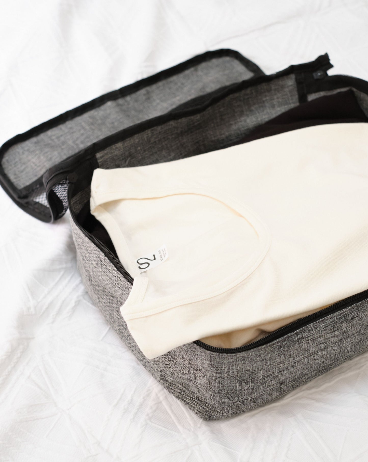 Packing Cube Medium - Charcoal - O2wear Bamboo