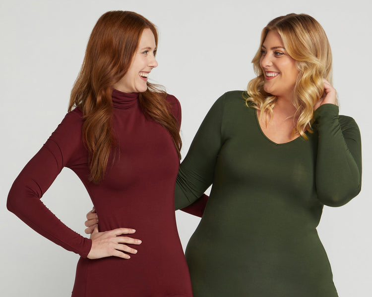 bamboo long sleeve top collection