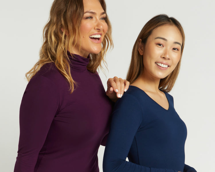 bamboo long sleeve top collection