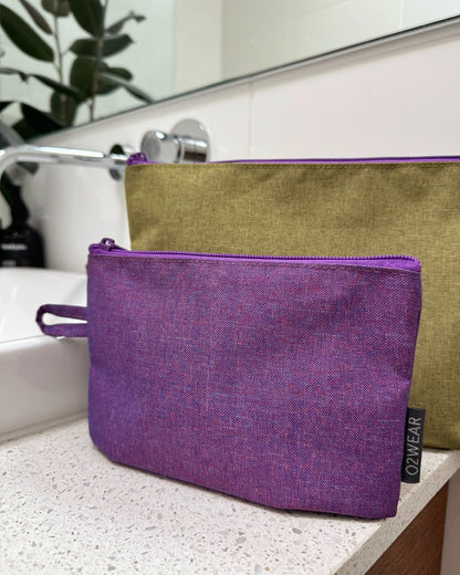 Stand Up Pouches - Set of 2 Lime/Purple