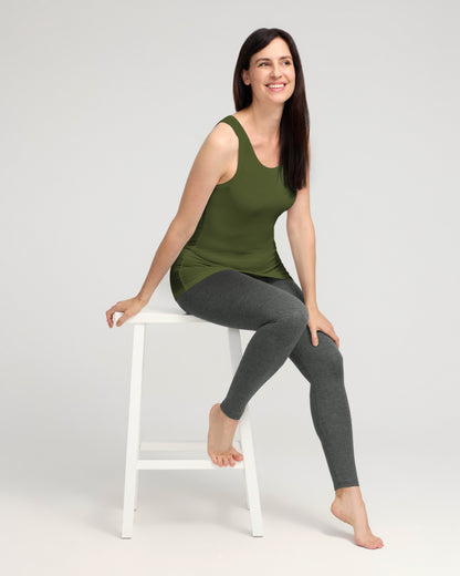 Bamboo Tank Top - Chive