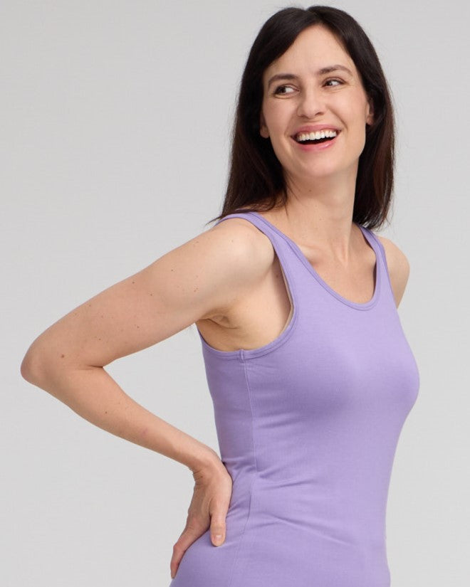 Bamboo Tank Top - Jacaranda