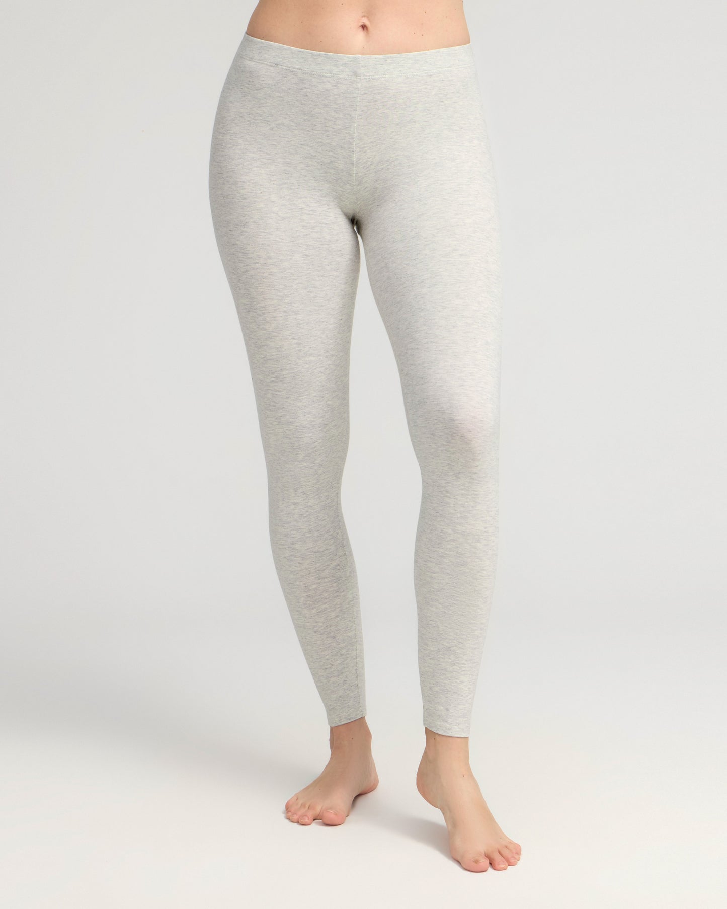 Bamboo Leggings - Light Grey Marle