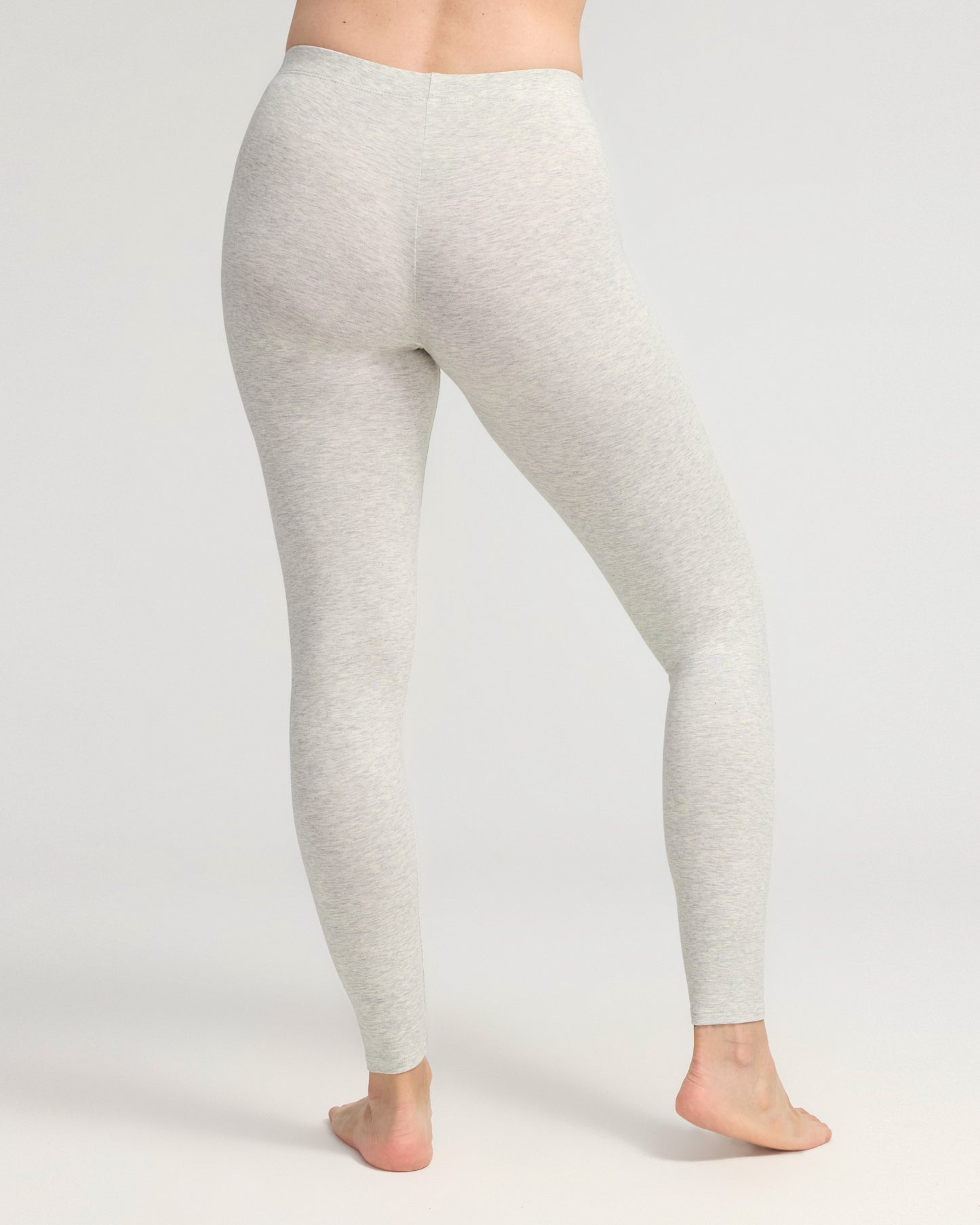 Bamboo Leggings - Light Grey Marle