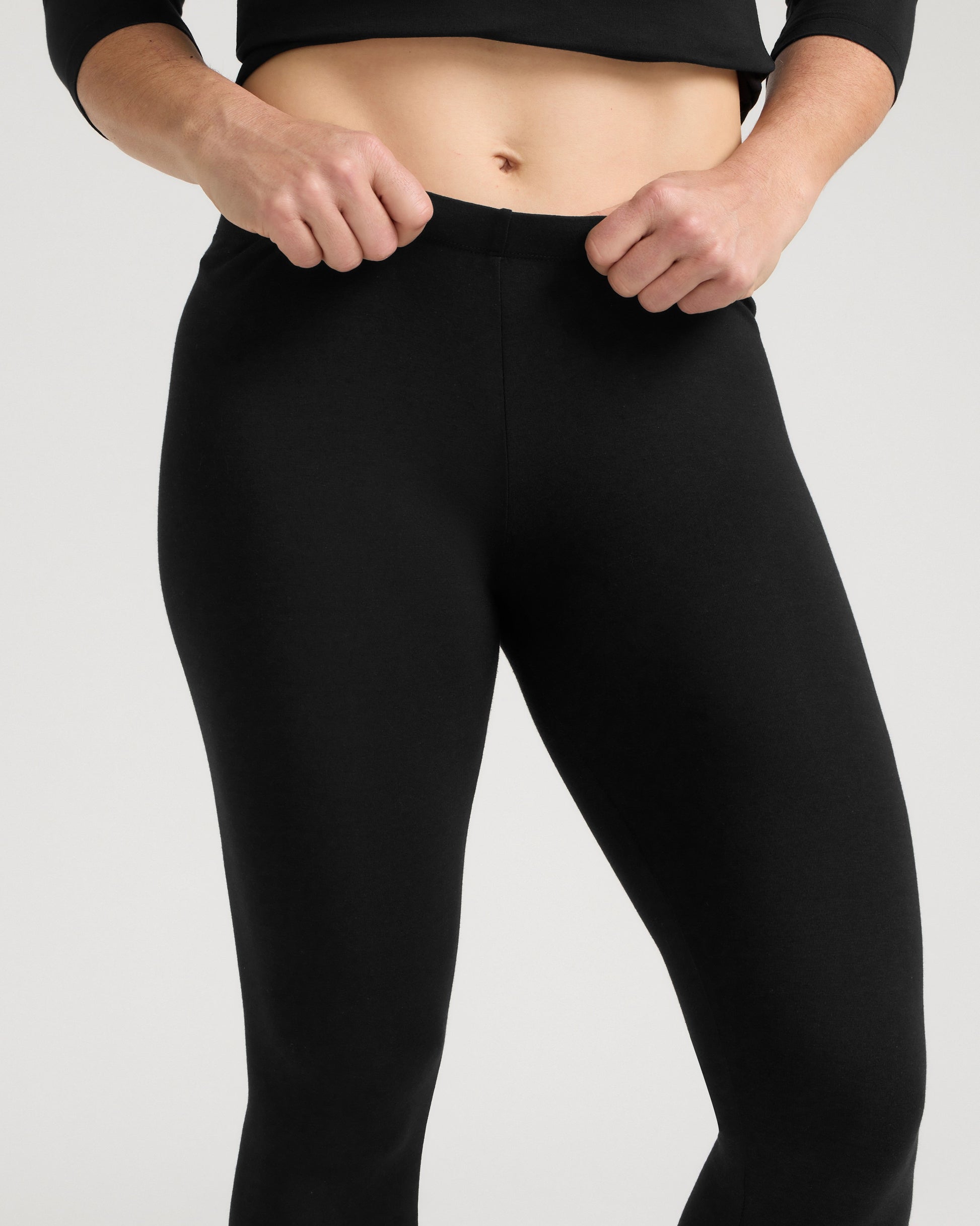 Bamboo Leggings Black – O2wear