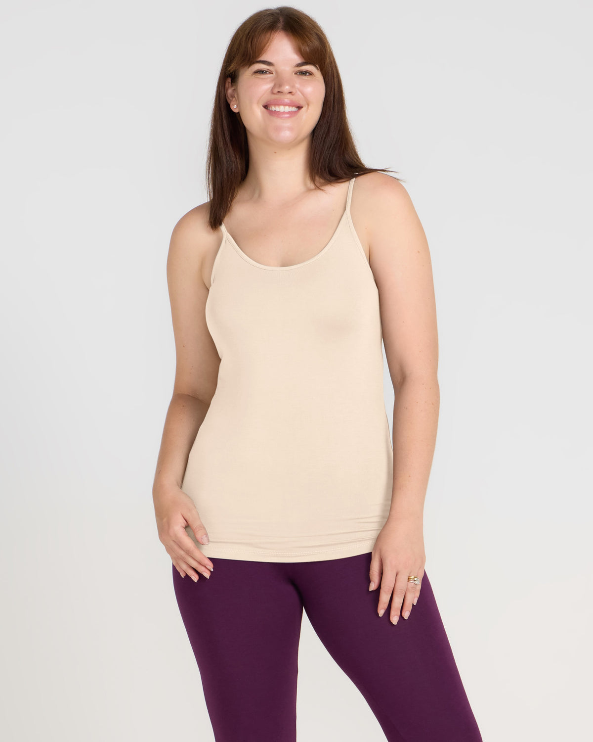 Bamboo Camisole - Almond