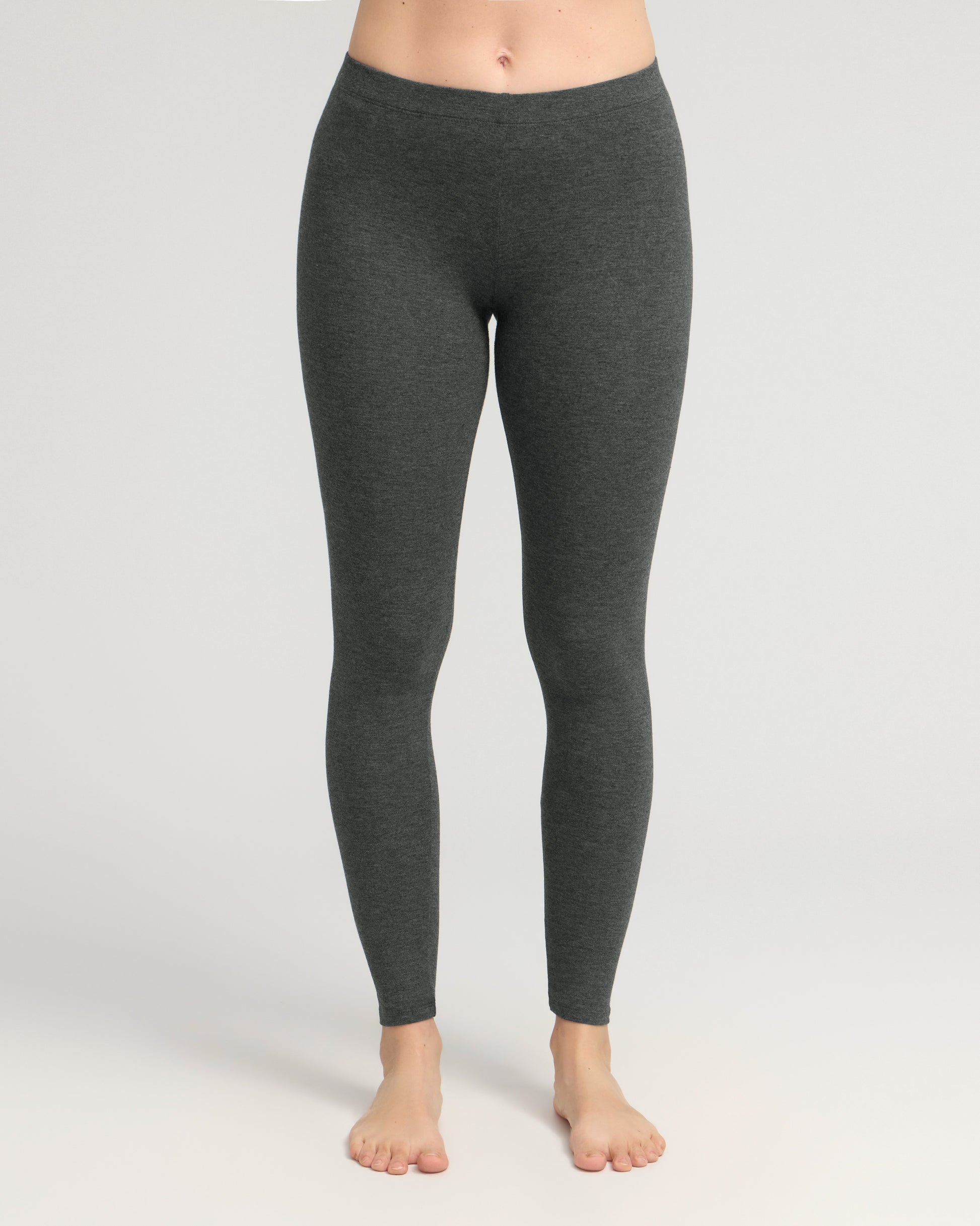 Bamboo Leggings Charcoal – O2wear - Main Image