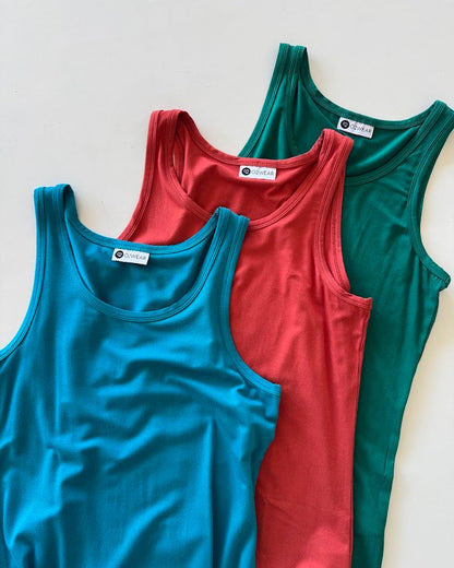 Bamboo Tank Top - Emerald