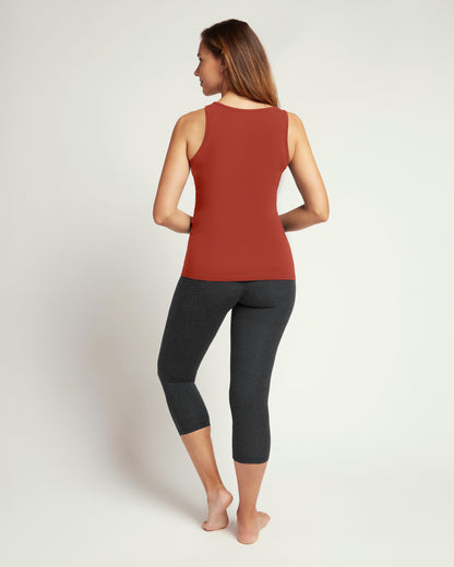 Bamboo Tank Top - Rust