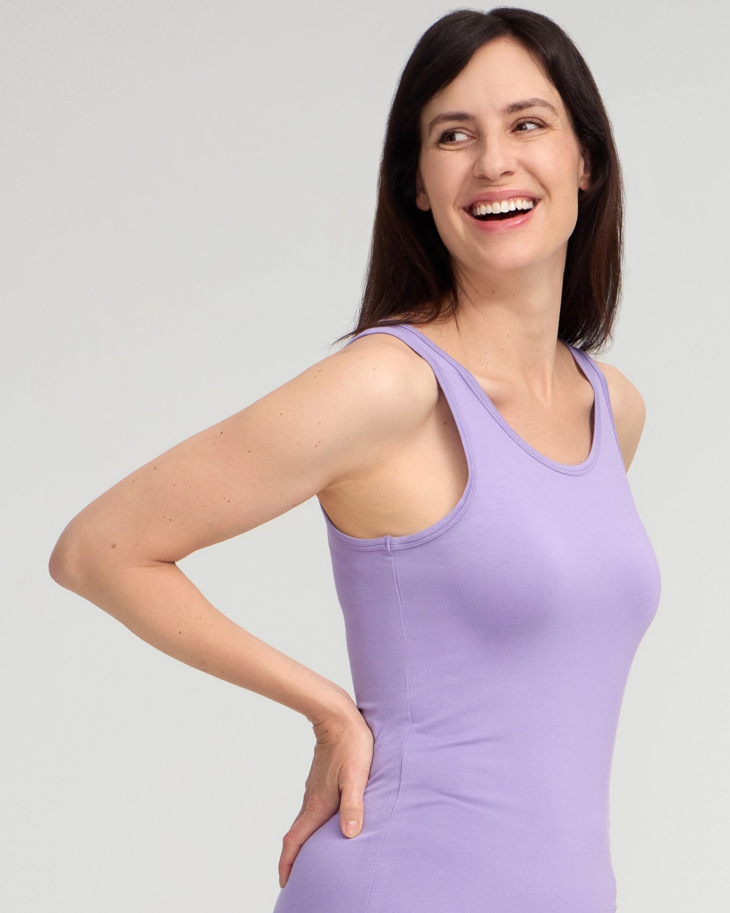 Bamboo Tank Top - Jacaranda