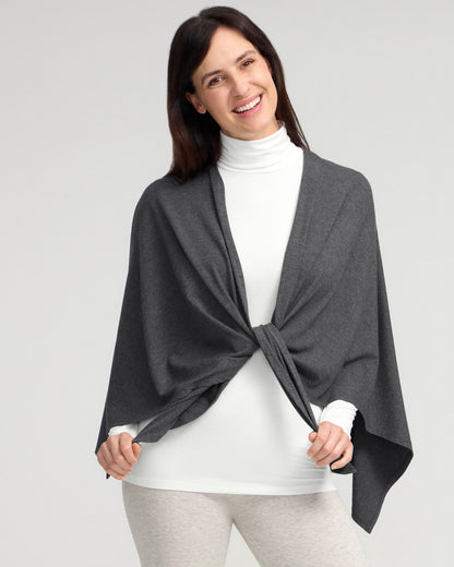 UV Multiway Shawl - Charcoal