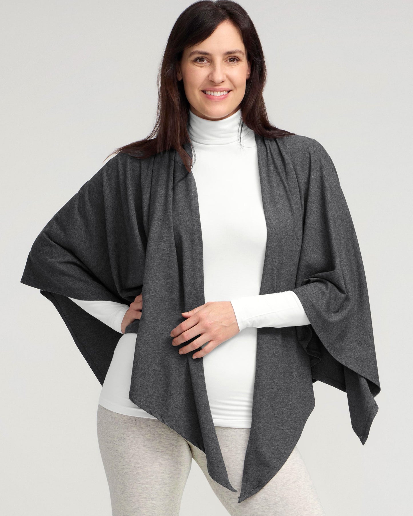 UV Multiway Shawl - Charcoal